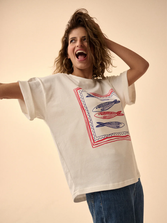Sardinen-Oversize-T-Shirt
