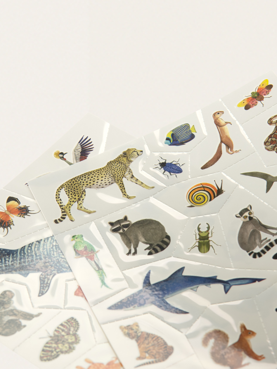 Tattoos für Kinder: Tiere der Welt
