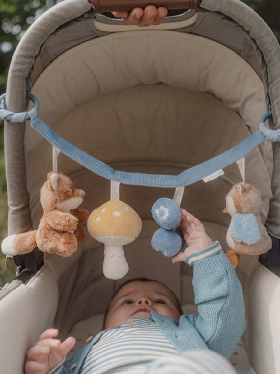 Sensorischer Anhänger für Kinderwagen/Autositz