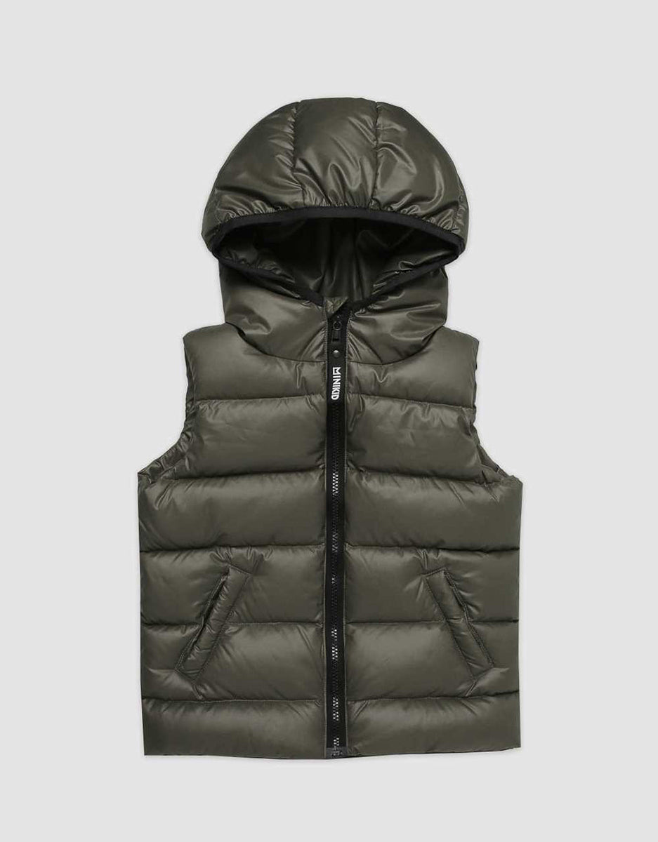 Naturdaunenweste SCHWARZ 