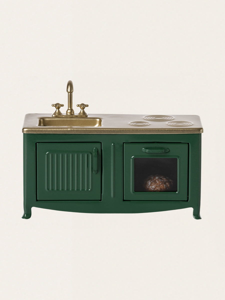 Miniature vintage kitchen
