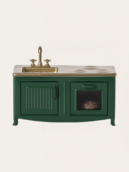 Miniature vintage kitchen