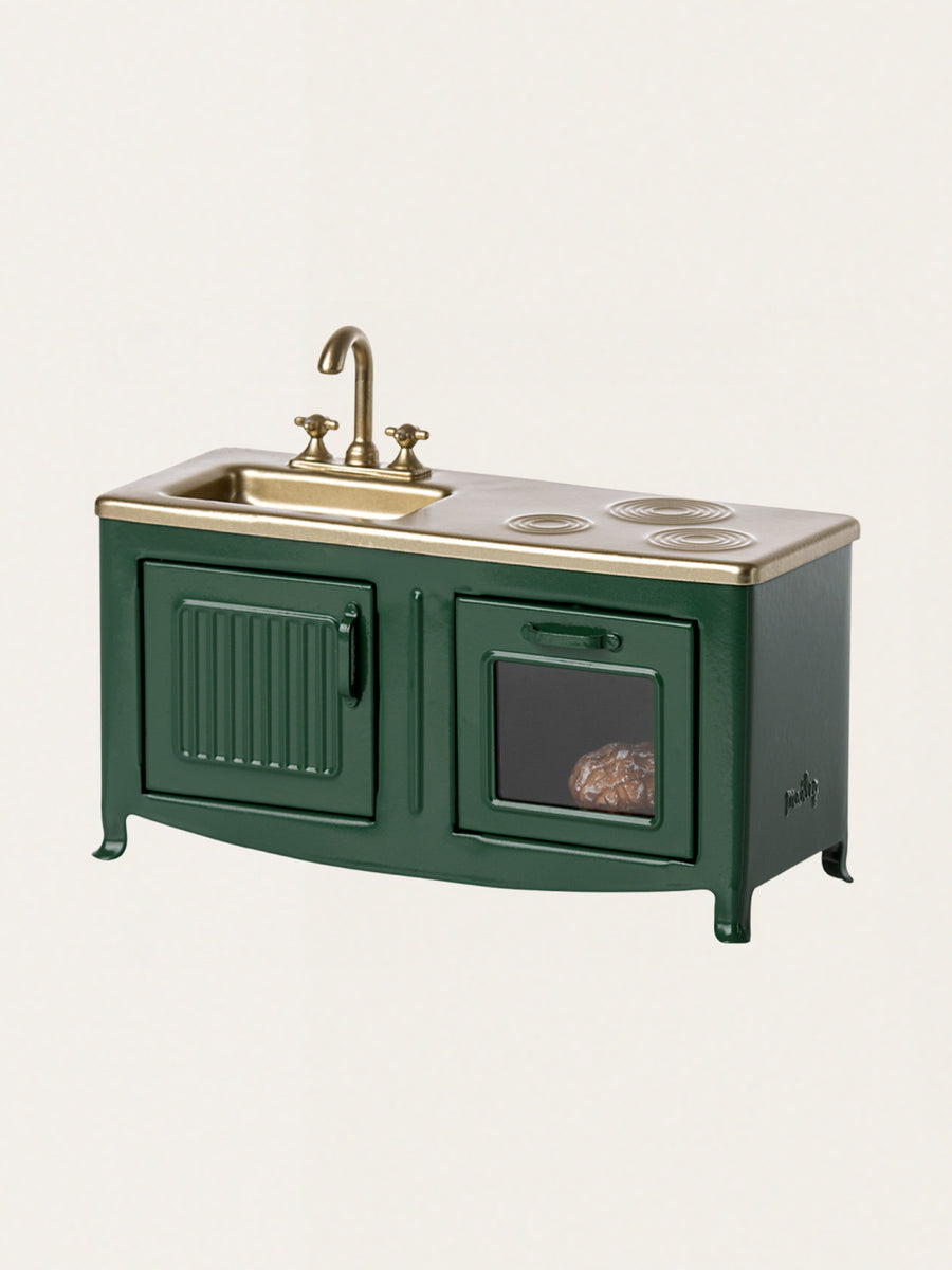 Miniature vintage kitchen