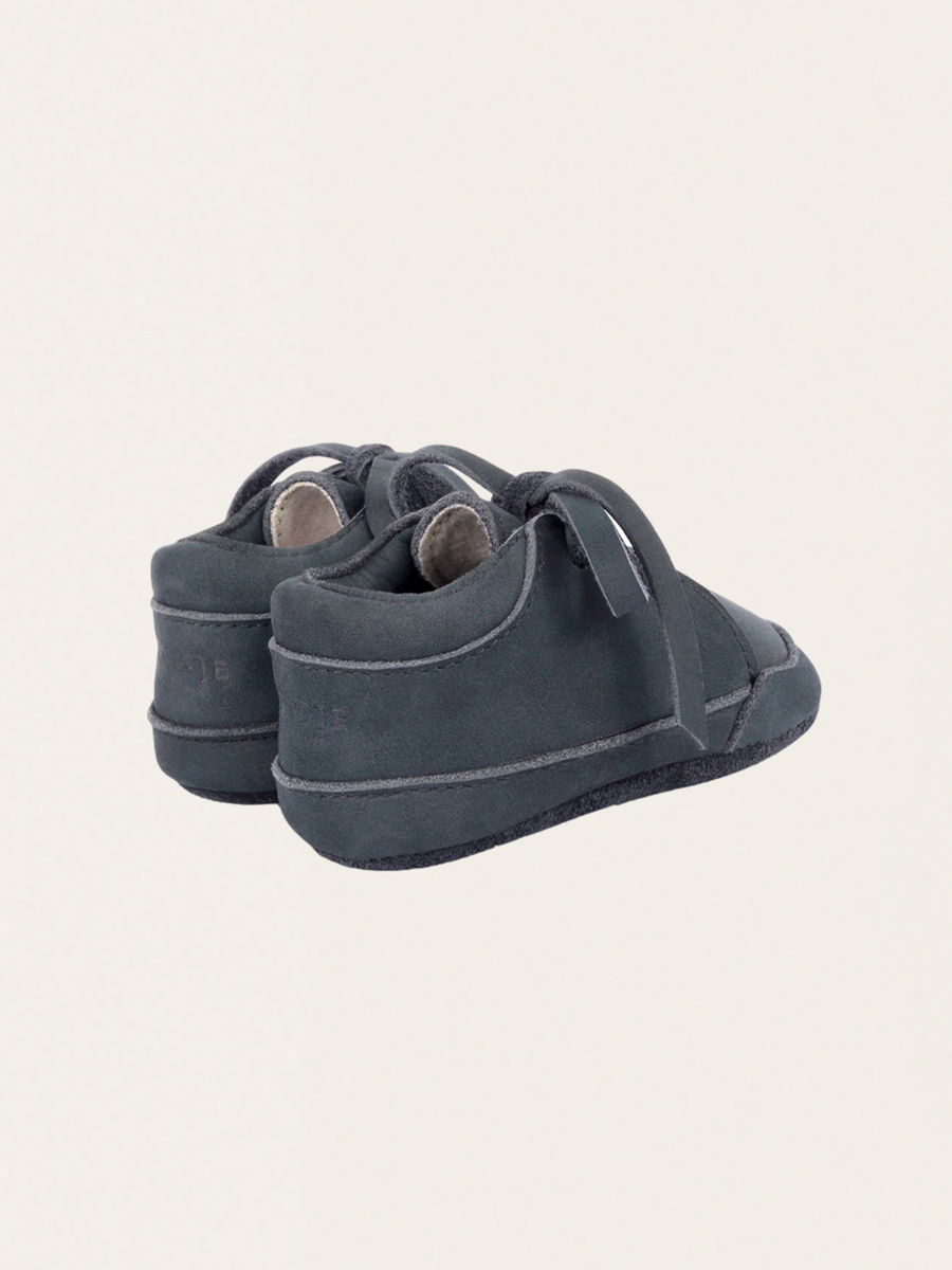 Ozzy Navy Nubuck Leather Boots