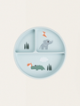 Stick&amp;Stay three-part plate with suction cup