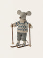 Winter Mouse Dad Skier