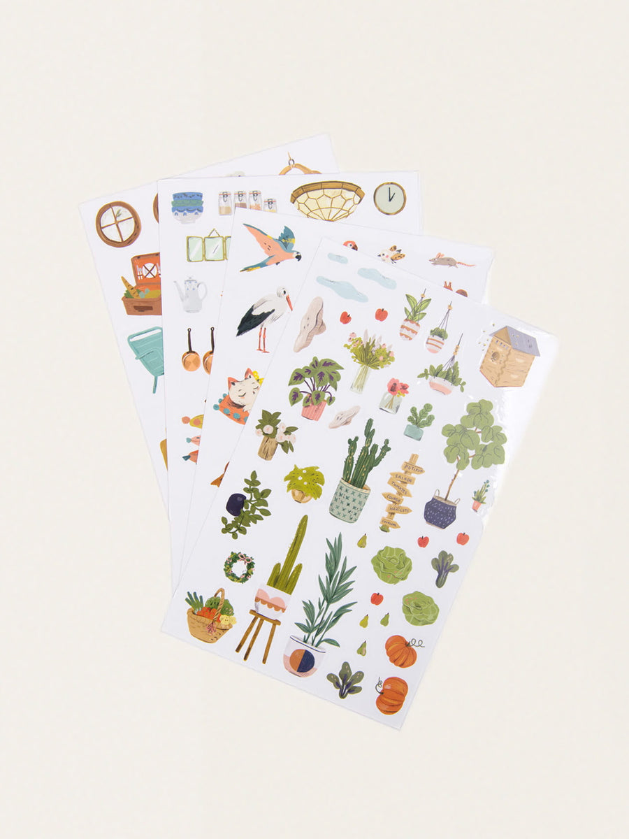 Les Parisiennes Sticker-Malbuch