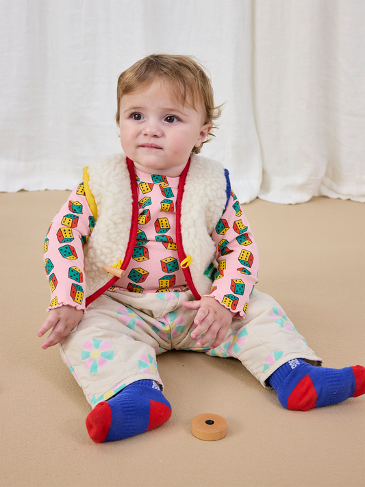 Baby Kaleidoscope Stepphose aus reiner Baumwolle