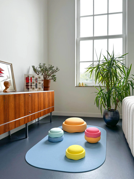 Stapelstein® Matte, hellblau, Spiel-, Yoga- und Fitnessmatte