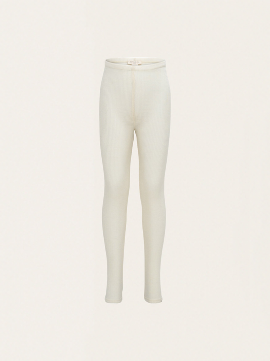 Legginsy z wełny merino Arona - Off White