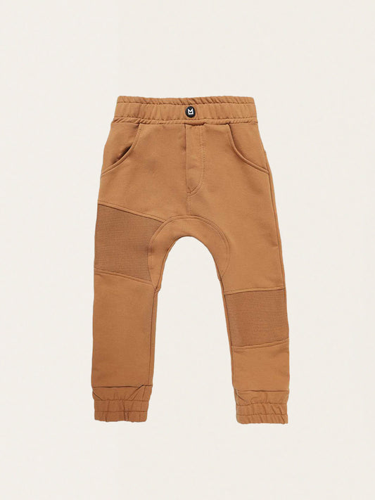 Cotton Panel Pants