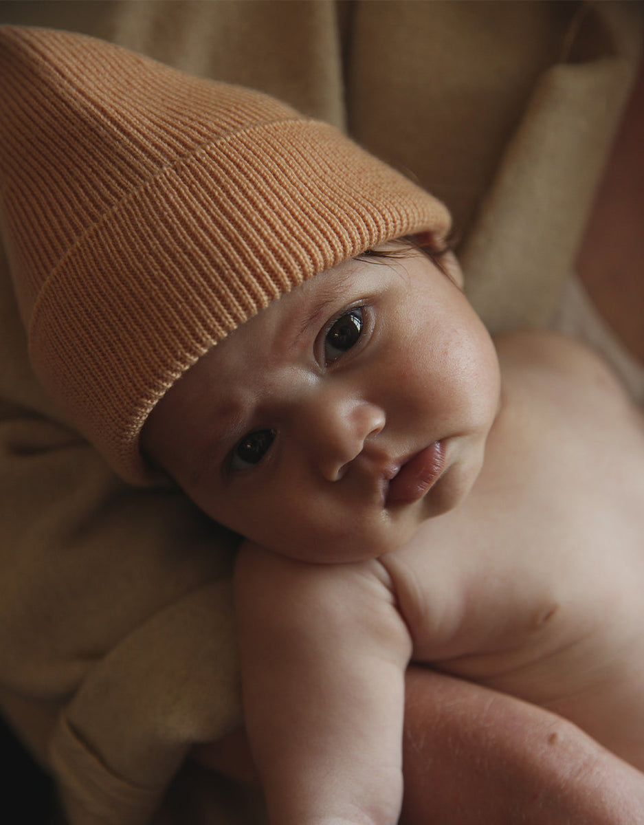 Fonzie Italian Merino Wool Newborn Hat