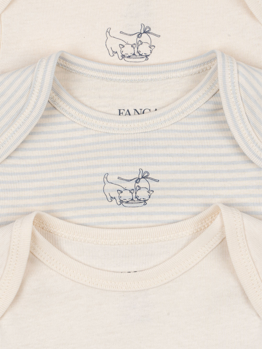 Fio cotton bodysuit 3 pcs.