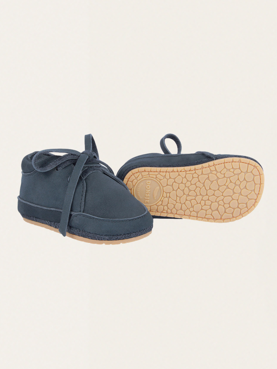 Ozzy Navy Nubuck Leather Boots