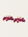 Belis Bow Heart Claw Hair Clips 2 pcs.