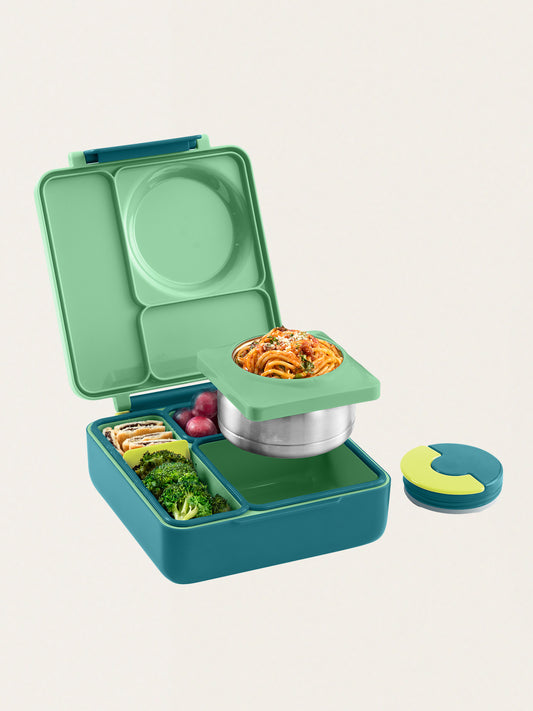 Lunchbox mit Fächern und OmieBox-Thermoskanne
