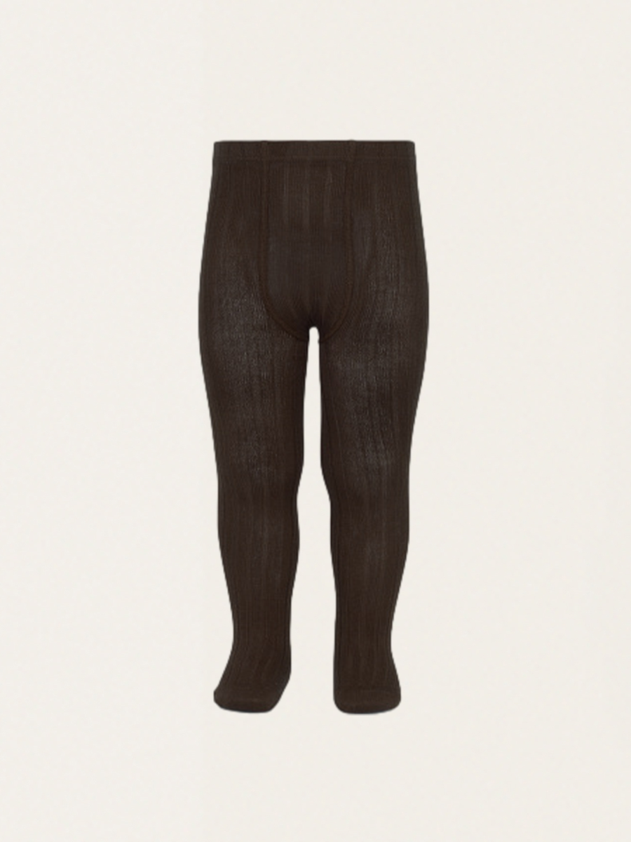Einfache gerippte Strumpfhose