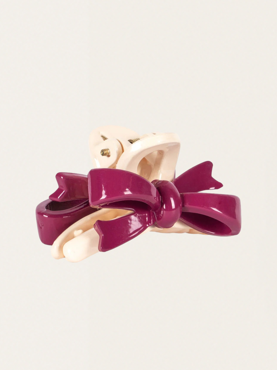 Belis Bow Heart Claw Hair Clips 2 pcs.