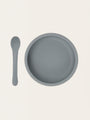 Silicone dinner set for learning to eat