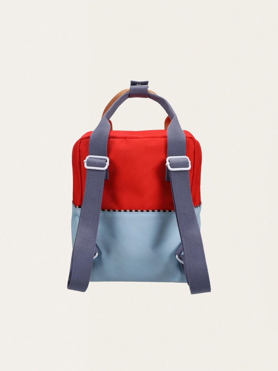 Wonders Red hat + Zissou blue small children's backpack