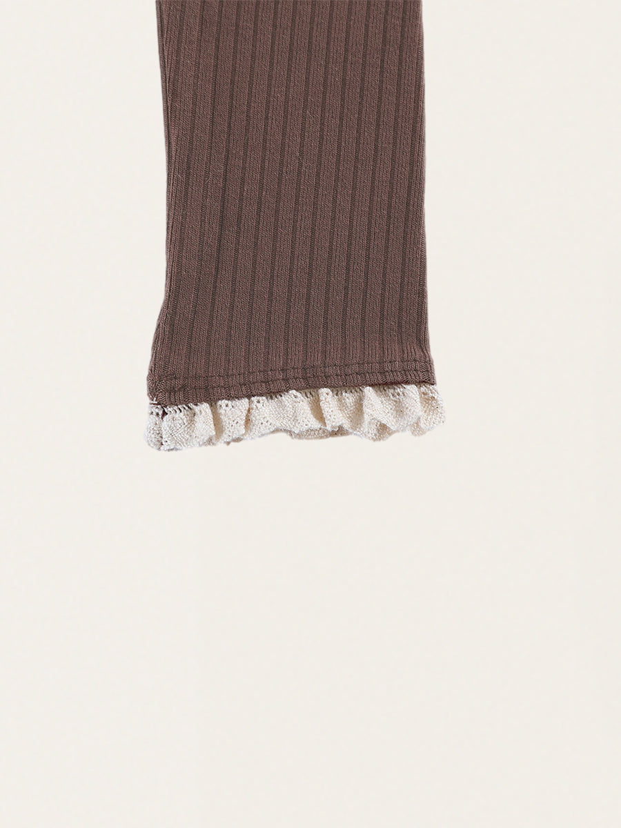 Afke leggings with delicate lace