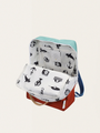 Wonders Large Children's Backpack Aquatic Green + Shipwreck Rust