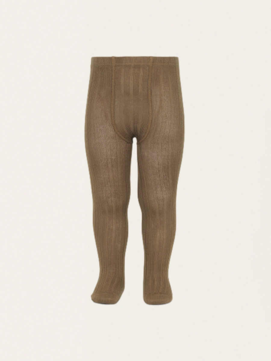Einfache gerippte Strumpfhose