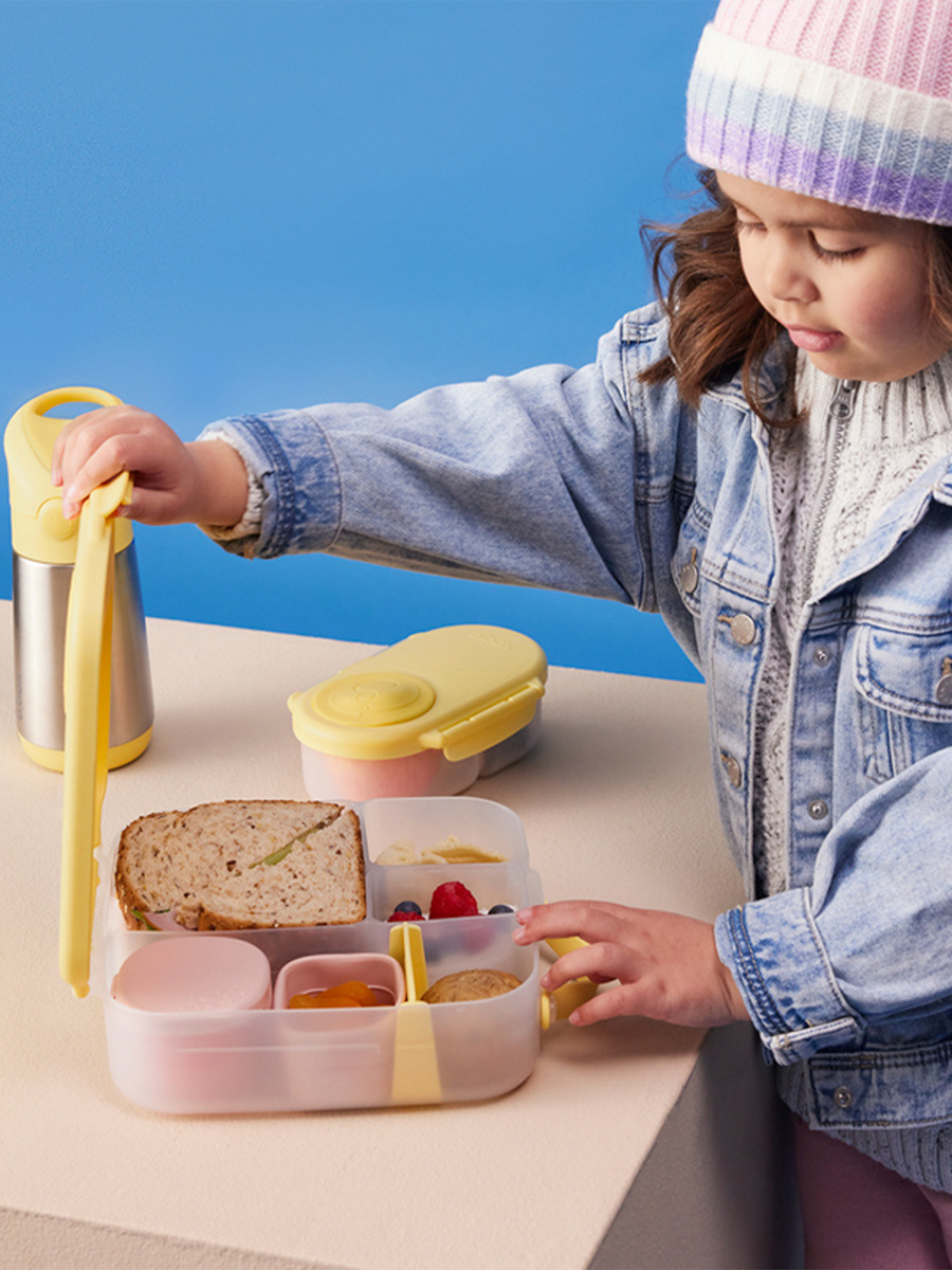Große Lunchbox mit Fächern und Kühleinsatz