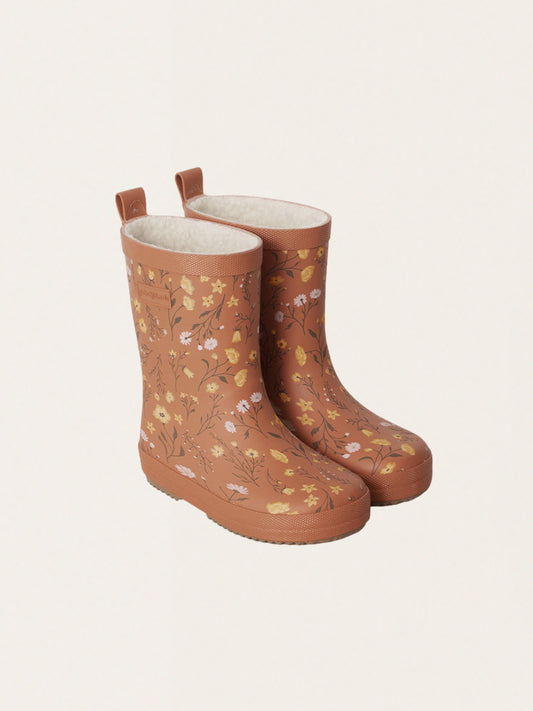 Wollgefütterte Gummistiefel