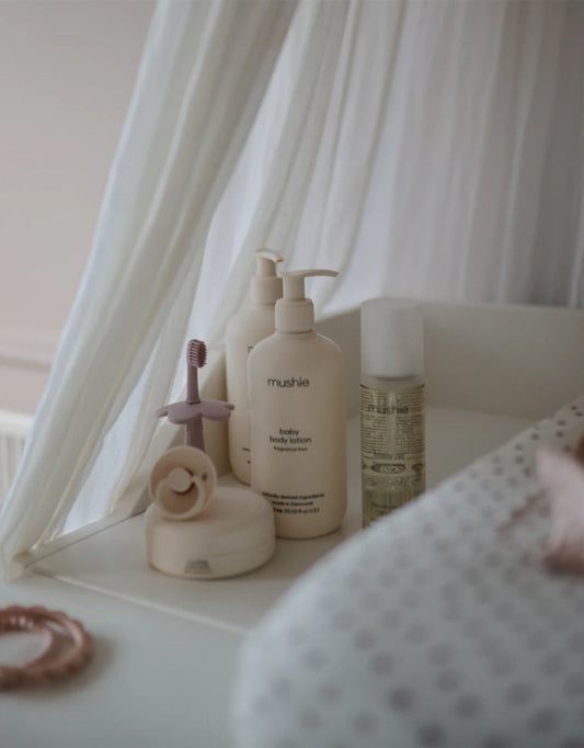 Fragrance-free vegan baby body lotion