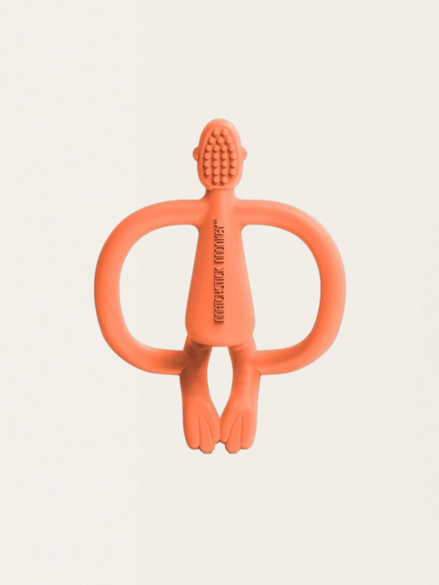 Gryzak masujący ze szczoteczką Matchstick Monkey BioCote®