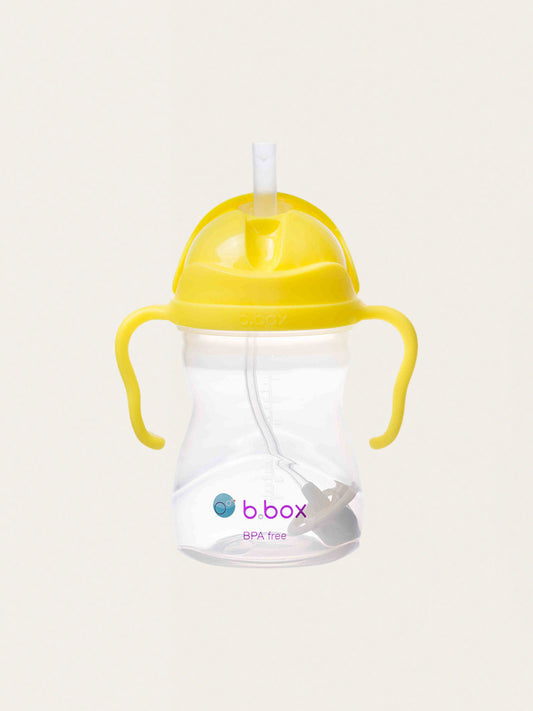 Innovative 240 ml bottle with straw