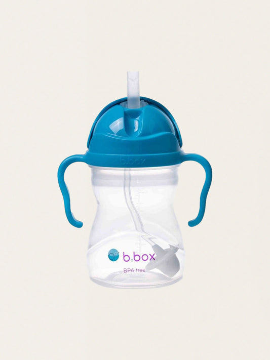 Innovative 240 ml bottle with straw