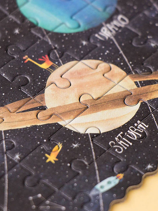 Kieszonkowe puzzle dla dzieci Odkryj Planety
