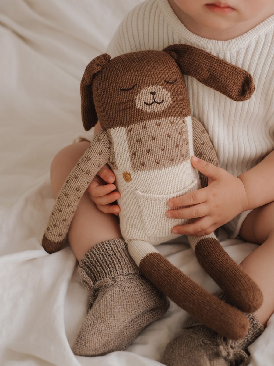 Large, eco-friendly alpaca cuddly toy - rabbit