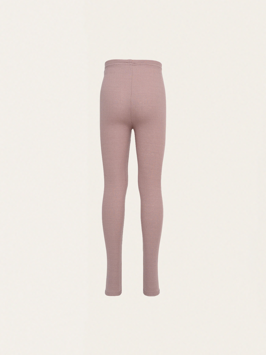 Dusty Rose Silk Leggings