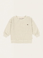 Itty Tea Stripe Frottee-Sweatshirt