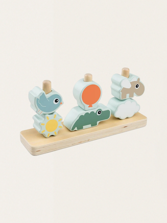 Happy Clouds Wooden Puzzle
