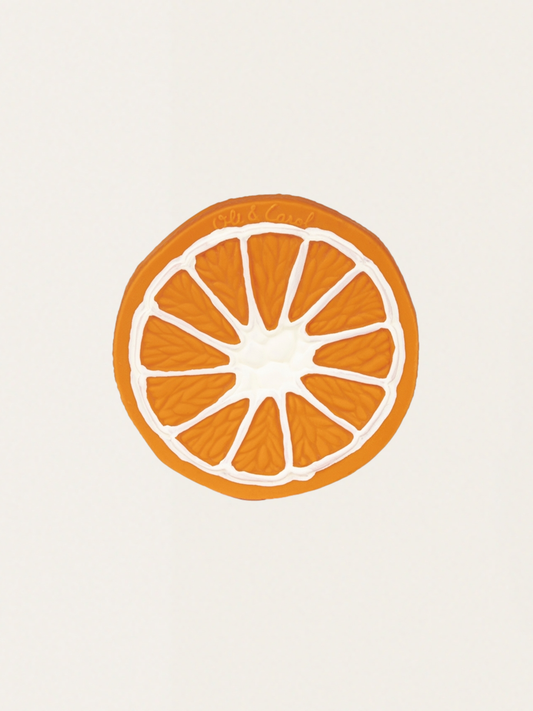 Hevea Orange Rubber Teether