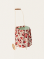 Retro pink linen stroller
