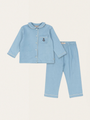 Zweiteiliger Pyjama mit Motiv vom Pio-Gletschersee