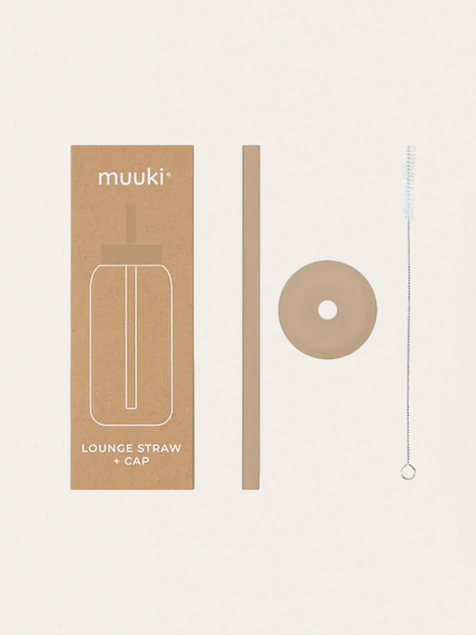 Set of straw, brush and cap for Muuki bottle 720 ml