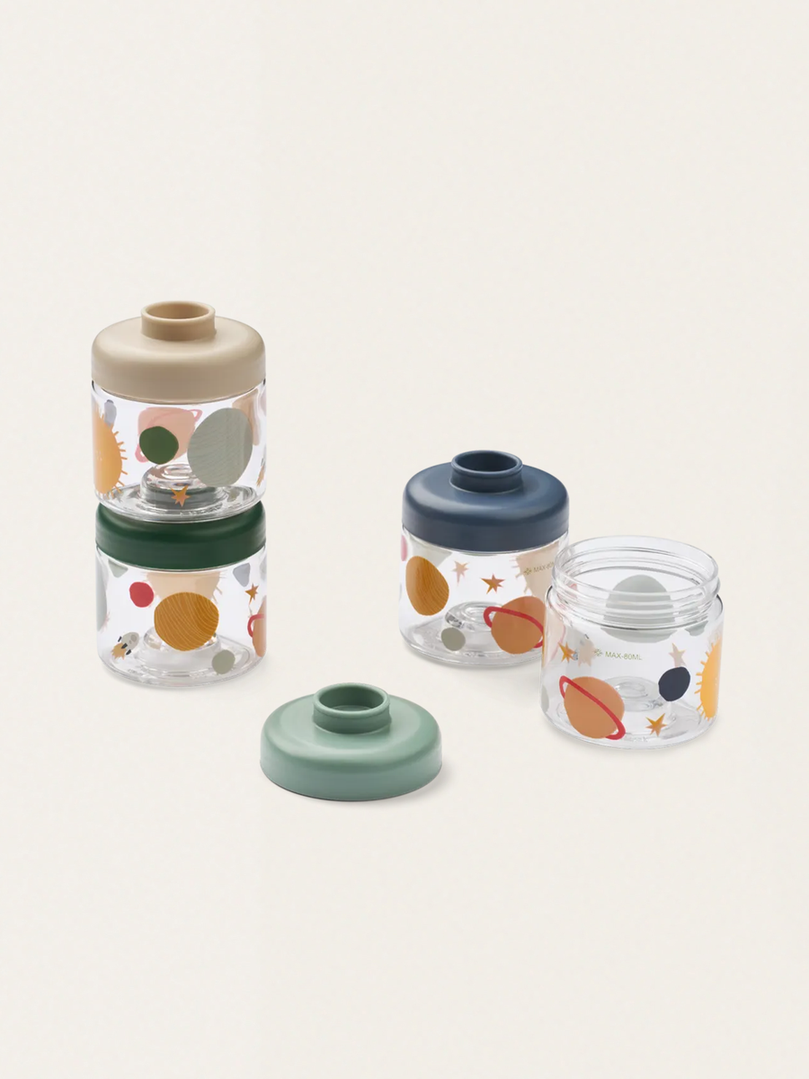 Dominique Food Containers 4 pcs Universe / Classic Navy