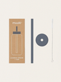 Set of straw, brush and cap for Muuki bottle 720 ml