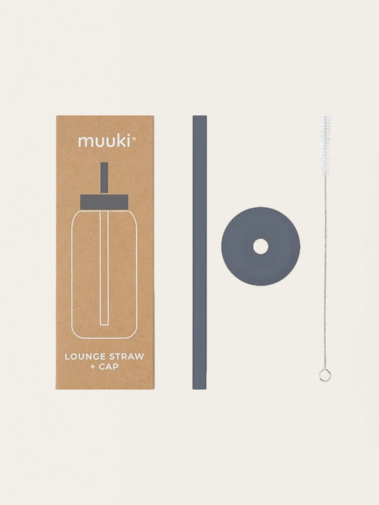 Set of straw, brush and cap for Muuki bottle 720 ml