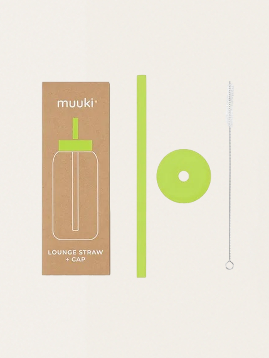 Set of straw, brush and cap for Muuki bottle 720 ml