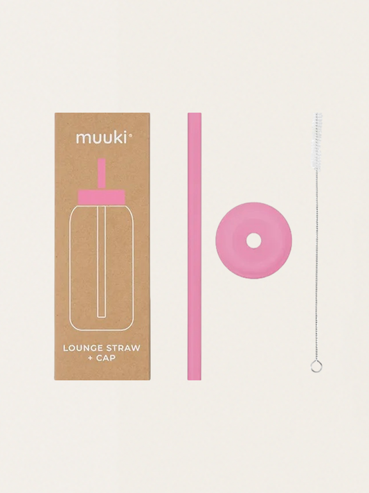Set of straw, brush and cap for Muuki bottle 720 ml