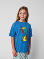 Kinder-Würfel-Baumwoll-T-Shirt