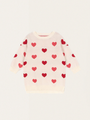 Lapis Coeur Colore Duo Pink Knit Dress