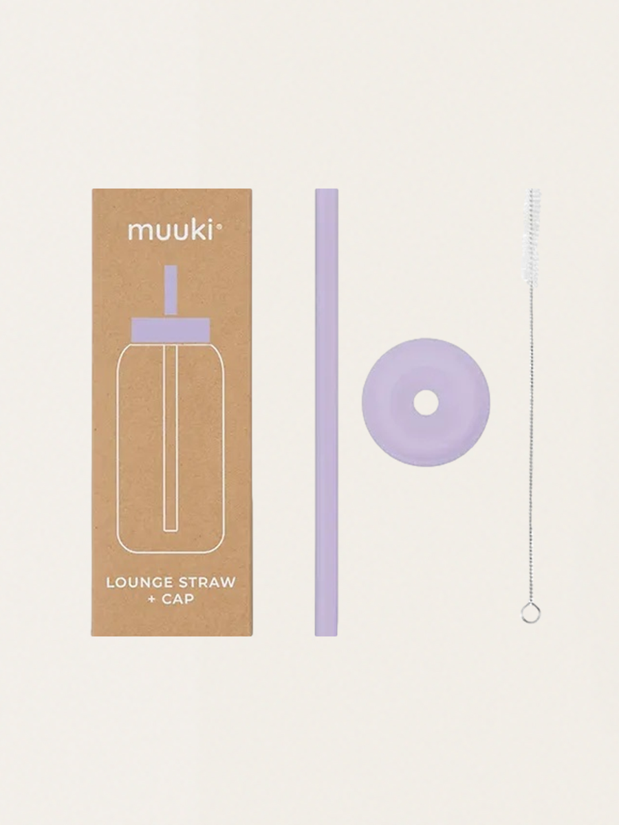 Set of straw, brush and cap for Muuki bottle 720 ml